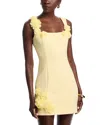Elliatt Trompe Mini Dress In Yellow