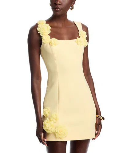 Elliatt Trompe Mini Dress In Yellow