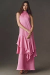 Elliatt Varella Halter Gown In Pink