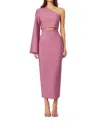 Elliatt Vera Midi Set In Dusty Rose In Multi