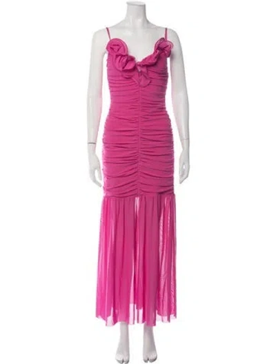 Pre-owned Elliatt V-neck Long Dress W/ Tags In Pink