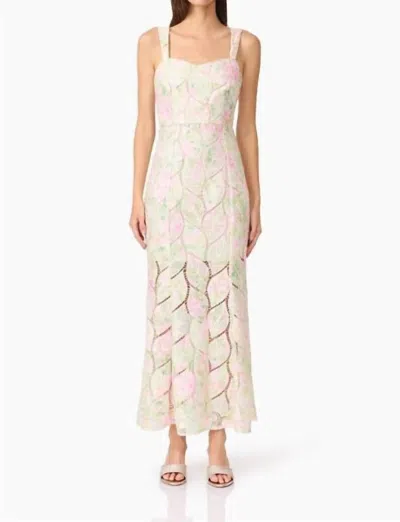 Elliatt Women's Indria Ankle Grazer Dress In Green Multi In Neutral