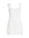 Elliatt Women's Trompe Minidress In Ivory