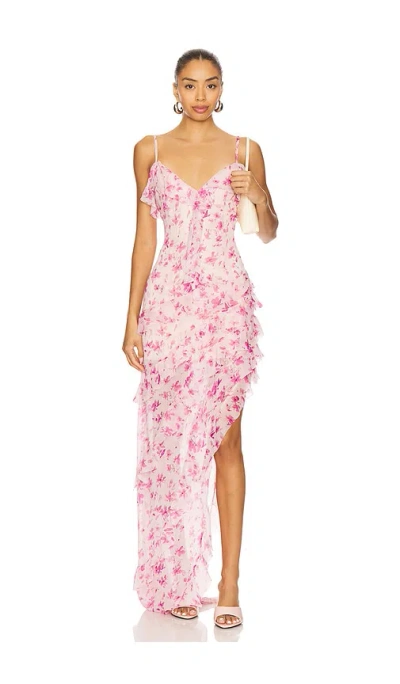 Elliatt X Revolve Cosmica Gown In Pink