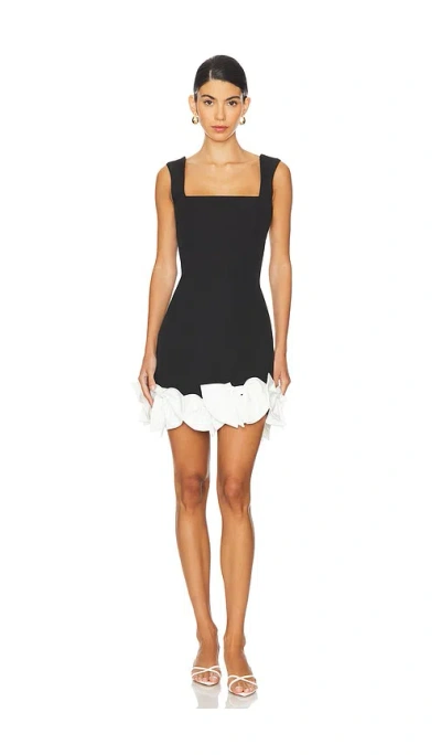 Elliatt X Revolve Kennedy Mini Dress In Black & White