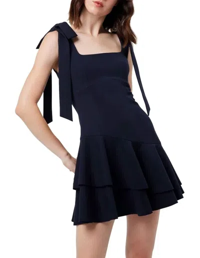 Elliatt Zoey Dress In Navy In Blue