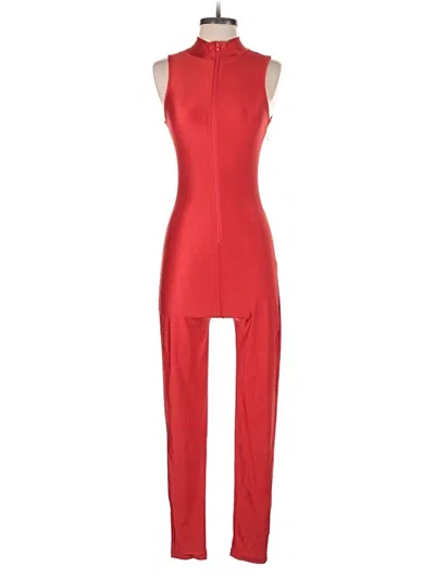 Pre-owned Ellie & Kate Jumpsuit In Red