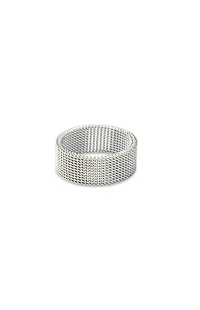 Ellie Vail Etta Mesh Ring In Silver