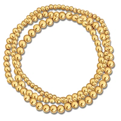 Ellie Vail Jewelry Men's Gold Ellie Vail - Jensie Beaded Bracelet Set