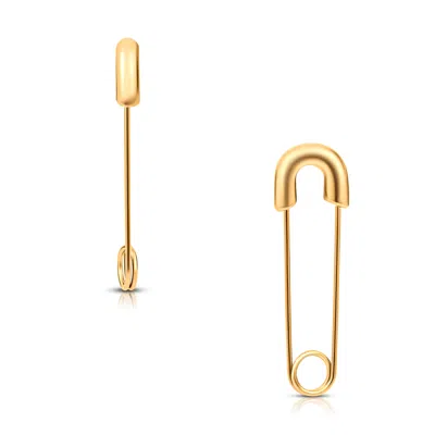 Ellie Vail Jewelry Women's Gold Abi Safety Pin Earring