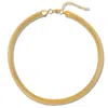 Ellie Vail Jewelry Women's Gold Della Mesh Chain Necklace