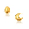 Ellie Vail Jewelry Women's Gold Ellie Vail - Kane Dome Drop Earring In Gold