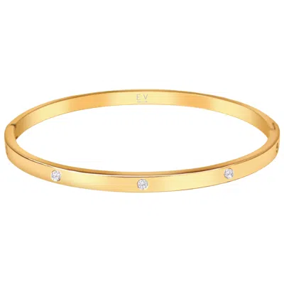 Ellie Vail Jewelry Women's Gold Jordyn Bangle Bracelet