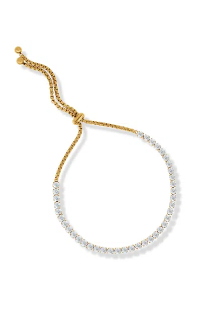 Ellie Vail Jodie Tennis Bracelet In Gold In Metallic