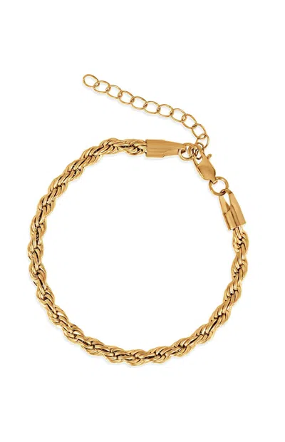 Ellie Vail Luka Rope Chain Bracelet In Gold