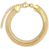 Ellie Vail Reggie Snake Chain Bracelet In Gold