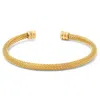 Ellie Vail Sinclair Mesh Cuff Bracelet In Gold