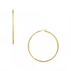 Ellie Vail Women's Laurette Medium Hoop Earring In Gold In Gold