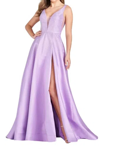 Ellie Wilde A Line Gown In Orchid In Pink