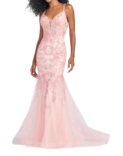 Ellie Wilde Floral Maxi Dress In Pink