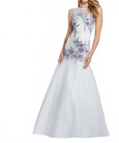 Ellie Wilde Women's Maxi Dress In White Multi