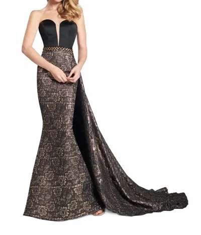 Ellie Wilde Women's Prom Dress In Black Bronze