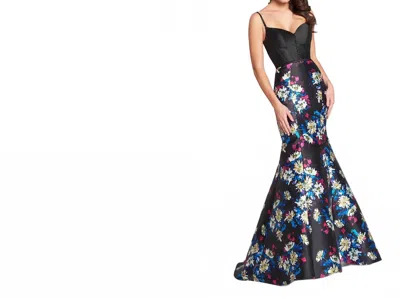 Ellie Wilde Women's Prom Dress In Black Multi