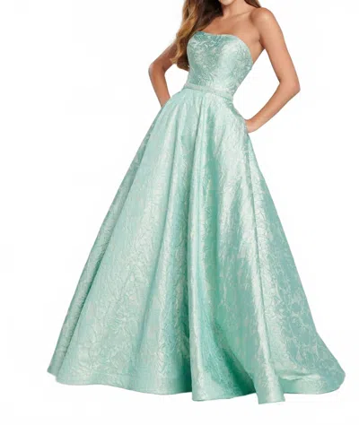 Ellie Wilde Women's Prom Dress In Mint In Green