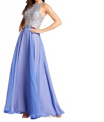 Ellie Wilde Women's Prom Dress In Periwinkle In Blue