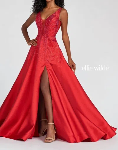 Ellie Wilde Women's Prom Dress In Red