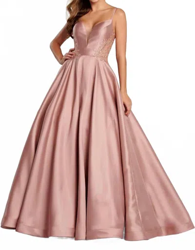 Ellie Wilde Women's Prom Dress In Rose Gold In Multi