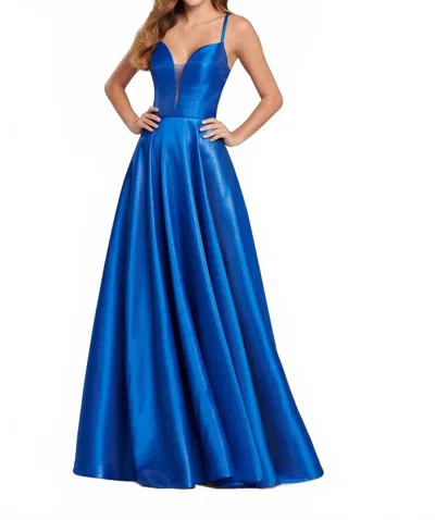 Ellie Wilde Women's Prom Dress In Royal Blue