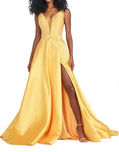Ellie Wilde Women's Prom Dress In Sunflower In Yellow