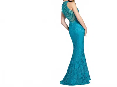 Ellie Wilde Women's Prom Dress In Teal In Blue