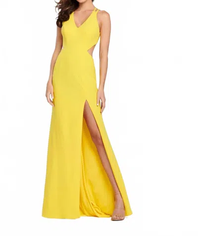Ellie Wilde Women's Prom Dress In Yellow