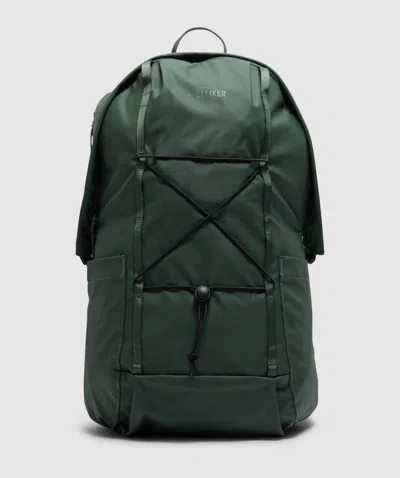 Elliker Kiln Hooded Zip Top Backpack In Green