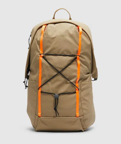 Elliker Kiln Hooded Zip Top Backpack In Sand