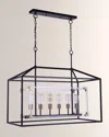 Ellington Aaron 6-light Island Chandelier In Black