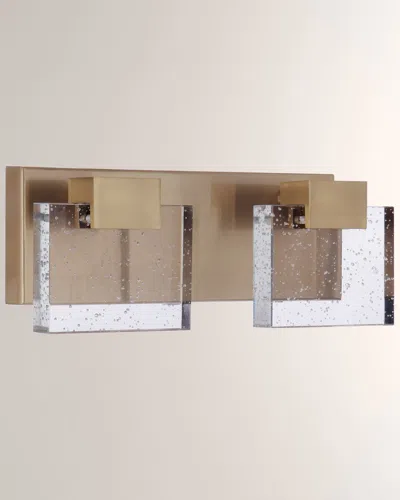 Ellington Alamere 2-light Vanity - Satin Brass In Brown