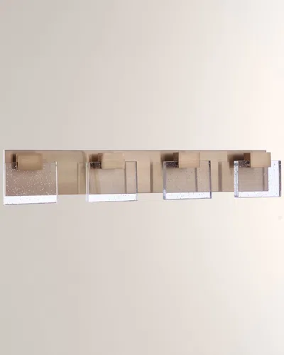 Ellington Alamere 4-light Led Wall Sconce - Satin Brass In Gold