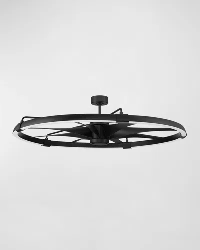 Ellington Axel 57" Wi-fi Ceiling Fan With Led Light Kit In Black