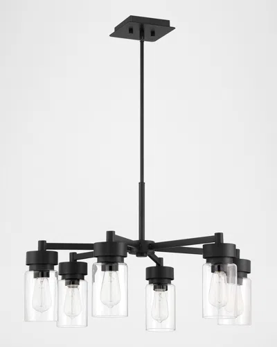 Ellington Bennet 6-light Outdoor Chandelier In Blue