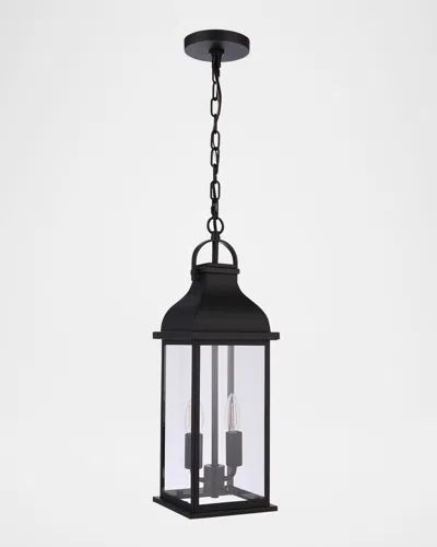 Ellington Bent Tree 21" 2-light Outdoor Pendant In Black
