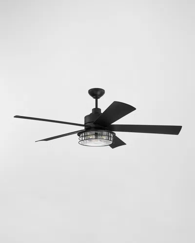 Ellington Garrick 56" Indoor/outdoor Ceiling Fan In Black