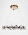 Ellington Jackie 30" 15-light Led Chandelier In Gold