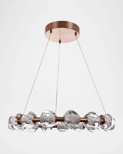 Ellington Jackie 30" 15-light Led Chandelier In Gold