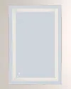 Ellington Led Rectangular Mirror In White