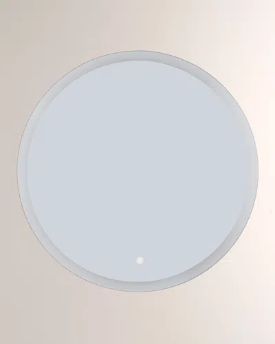 Ellington Led Round Mirror In White