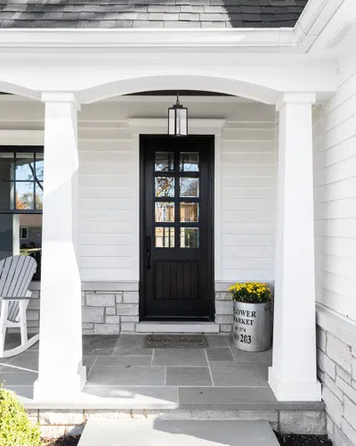 Ellington Marin 16" Outdoor Pendant In Black