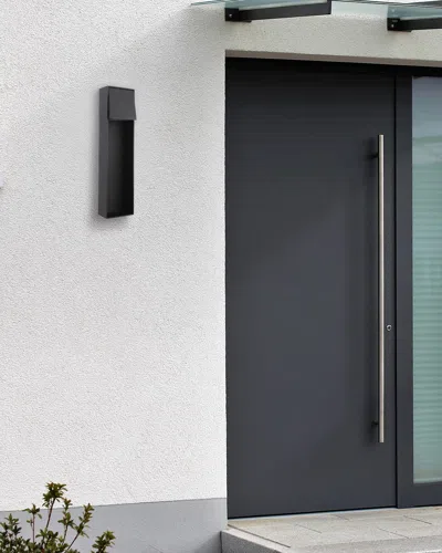 Ellington Nook 21" Led Outdoor Lantern In Blue